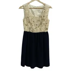 Chesty(チェスティ) ワンピース サイズ1 S レディース美品  - ダークネイビー×ベージュ