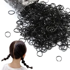 【送料無料】ヘアゴム 子供 髪ゴム 輪ゴム 子供 髪ゴム シリコン 使い捨てヘアゴム (約500本) ベビーヘアゴム 小さい 輪ゴム 黒 輪ゴム PU 誕生日