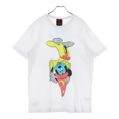 VINTAGE (ヴィンテージ) 00s ×クロット 上海限定 ミッキーマウス マジックハプンズ クルーネック 半袖Tシャツ カットソー ホワイト