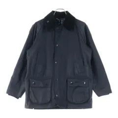 Barbour (バブアー) BEDALE WAX JACKET ビデイル 裏地チェック オイルド ジャケット ブルゾン ブラック MWX0018BK9134