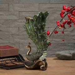 新品未使用】Francfranc クラシカ ピーコック オブジェ グリーン