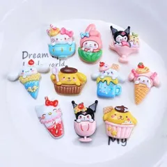 【送料無料】デコパーツ 可愛いデコ素材 キャラクター 樹脂 レジン カボション 手芸素材 かわいい 飾り 手作り DIY ネイルアート スマホデコ チャームパー