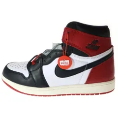 NIKE (ナイキ) AIR JORDAN 1 RETRO HIGH OG DZ5485-106 ブラックトゥ リイマジンド エアジョーダン1 ハイカットスニーカー ブラック/レッド US9.5/27.5cm
