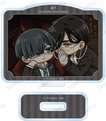 【中古】アクリルスタンド・アクリルパネル B.セバスチャン＆シエル 「黒執事 -寄宿学校編- トレーディング ゆるコマ アクリルスタンド」