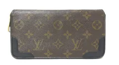 LOUIS VUITTON/ルイ ヴィトン　モノグラム ジッピーウォレット レティーロ M61855 ラウンドジップ長財布　ブラウン/ブラック　【中古】