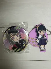 鬼滅の刃 カナヲ 原画 バッジ キーホルダー セット