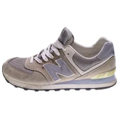 New Balance (ニューバランス) ML574VG スエードメッシュ ローカットスニーカー US9/27.0cm ベージュ