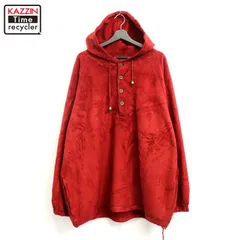 90s USA製 vintage Eddie Bauer プルオーバー フリースジャケット メンズ 表記XXLサイズ