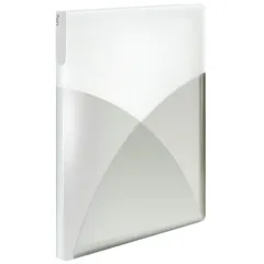 【送料無料】プラス クリアファイル A4縦 40ポケット Pasty 98-417 バニラホワイト