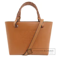 LOEWE ロエベ アナグラム トートバッグ カーフ レディース [中古]