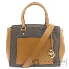 Michael Kors マイケルコース MKシグネチャー 2WAY トートバッグ PVC レディース [中古]