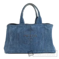 PRADA プラダ カナパ トートバッグ デニム レディース [中古]