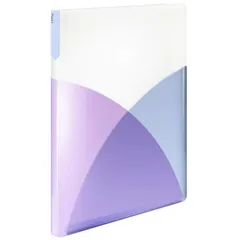 【送料無料】プラス クリアファイル A4縦 40ポケット Pasty 98-413 ブルーベリーパープル