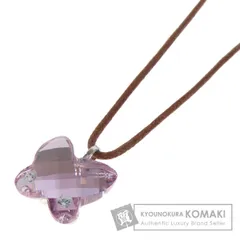 SWAROVSKI スワロフスキー バタフライモチーフ ネックレス クリスタル 紐 レディース [中古]