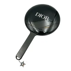 ディオール Dior まとめ商品 手鏡 ミラー チャーム付き ノベルティ ブラック レディース