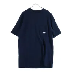 Palace Skateboards (パレススケートボーズ) 胸ポケット フロント ロゴプリント 半袖Tシャツカットソー ネイビー