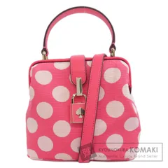 kate spade ケイトスペード ドット柄 2WAY ハンドバッグ キャンバス レディース [中古]