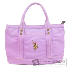 U.S. POLO ASSN. ユーエスポロアッスン ロゴ ハンドバッグ キャンバス レディース [中古]