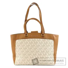 MICHAEL MICHAEL KORS マイケルマイケルコース MKシグネチャー 2WAY トートバッグ PVC レディース [中古]
