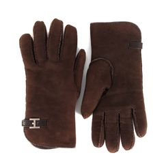 HERMES エルメス グローブ 手袋 羊革 クロコダイル皮 - メルカリ