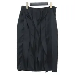 BOTTEGA VENETA ボッテガヴェネタ スカート ブラック 黒 サイズ:40(M) | サテン タック タイト スカート / ミディ丈 ドレープ スリット | イタリア製 | ボトムス【レディース】【中古】のサムネイル