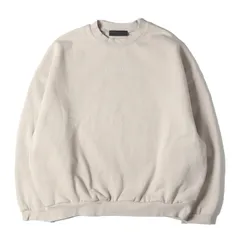 【美品】FEAR OF GOD フィアオブゴッド スウェット ベージュ系 サイズ:XL | 23AW FOG ESSENTIALS オーバーサイズ クルーネック スウェットシャツ | トップス トレーナー 【メンズ】【中古】
