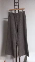 プーさんアンドガン ブラウン CHECK ズボン 55 S/M 新品