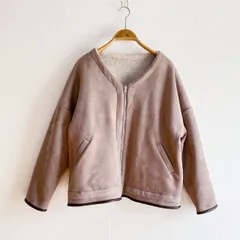 レトロガール ムートン風 ボアジャケット リバーシブル 2ウェイ RETRO GIRL 送料無料