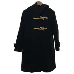 mizuiro ind　ダッフルコート　ロング丈　ウールコート　無地　フード　フルボタン　日本製　古着