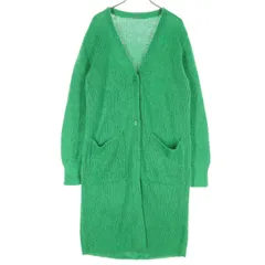 Mila Owen ミラオーウェン 長袖 Vネック ニットカーディガン 1 グリーン 09WNC181096 レディース 古着