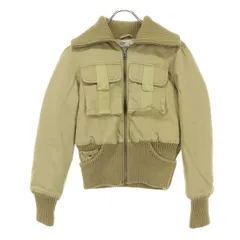 TOMMY HILFIGER DENIM トミーヒルフィガーデニム 長袖 ジップジャケット S ベージュ レディース 古着