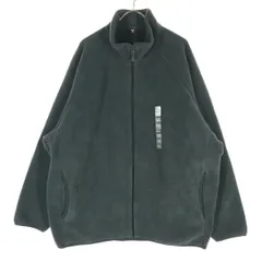 未使用 UNIQLO ユニクロ 長袖 フリースジャケット 3XL グレー メンズ 古着