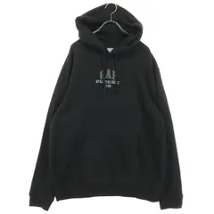 GAP ギャップ 裏起毛 刺繍ロゴ 長袖 パーカー S ブラック メンズ 古着