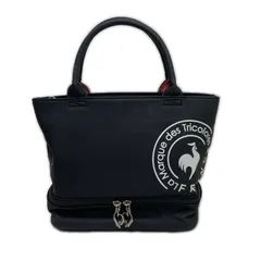 中古 ルコックスポルティフ le coq sportif カートバッグ  黒 ブラック 二層式 保冷バッグ