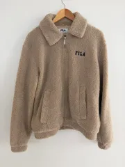 フィラ FILA ベージュ ボア フリース ジャケット