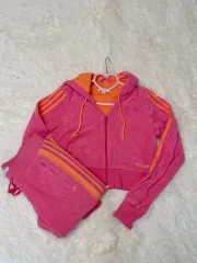 アディダス レア ピンク トレーナー セット