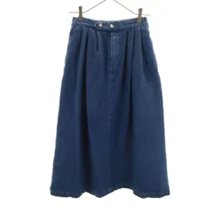 LANDS' END ランズエンド 90s オールド ロング丈 デニムスカート 6 レディース 古着のサムネイル