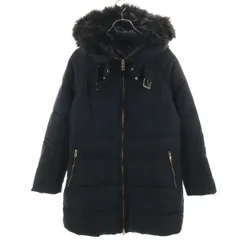 ZARA BASIC ザラベーシック 中綿コート L ブラック レディース 古着