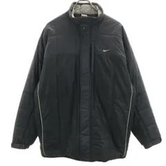 NIKE ナイキ 中綿ジャケット XL ブラック系 メンズ 古着