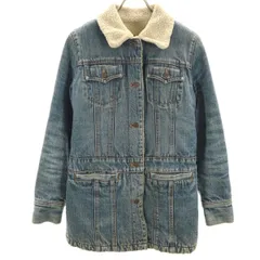GAP ギャップ デニムジャケット S インディゴブルー 裏ボア レディース 古着