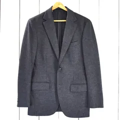 麻布テーラー azabu tailor 2つボタン シングル ジャケット 44A / M ダークグレー 袖口4つ釦 本切羽 ジャージー素材 秋冬対応 AZ-JE2 / 6TA010 【送料無料】【中古】【メンズビジネス】202601のサムネイル