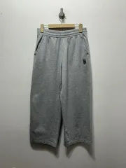 MLB レディース M サイズ ワイド トレーナー ズボン グレー