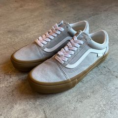極美品 US企画 バンズ オールドスクール36 白 レザー 28.0センチ