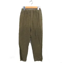 ジャーナルスタンダード レリューム JOURNAL STANDARD relume リネン イージーパンツ ストレート ドローストリング 無地 36 カーキ /NT12