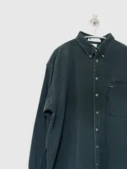 【Columbia】90s L/S ワークシャツ XL相当 コットンツイル コロンビア ヴィンテージ 古着