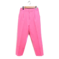 エージーバイアクアガール AG by aquagirl タック テーパードパンツ センタープレス 無地 36 S ピンク /FT5
