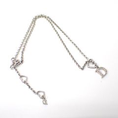 Ft637383 ディオール ネックレス ハート Dロゴネックレス ライン