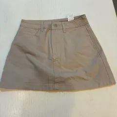 シーイン　DAZY　デイジー　コットン100% 　インナー付きミニスカート　 ベージュ Sサイズ