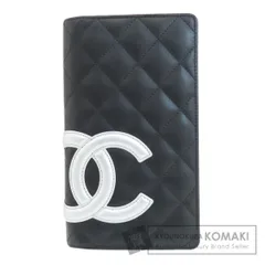 CHANEL シャネル カンボンライン シルバー金具 長財布（小銭入れあり） カーフ レディース [中古]