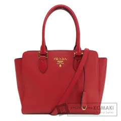 PRADA プラダ サフィアーノ 2WAY ハンドバッグ レザー レディース [中古]